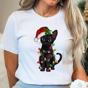 Funny Cat Christmas T-Shirt, Cat Christmas T-Shirt, Christmas Cat T-Shirt